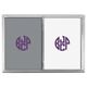 4 Initial Rounded Monogram Double Deck Playing Cards Image 2 of 2